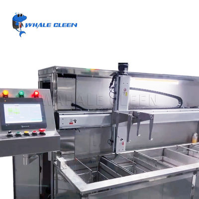 automatische Ultraschallreinigungs-Maschine der Behälter-108L fünf mit dem Roboter-Arm
