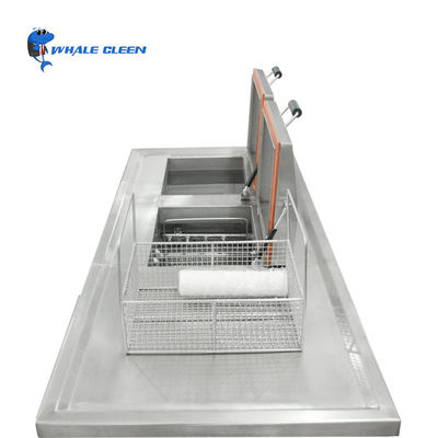 Industrieller Ultraschallreiniger mit zwei Behältern 540L mit Hochdrucksprühfunktion
