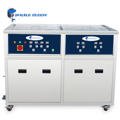 Zwei Tanks Industrieller Ultraschallreiniger mit digitaler Temperaturregelung 28-40 KHz